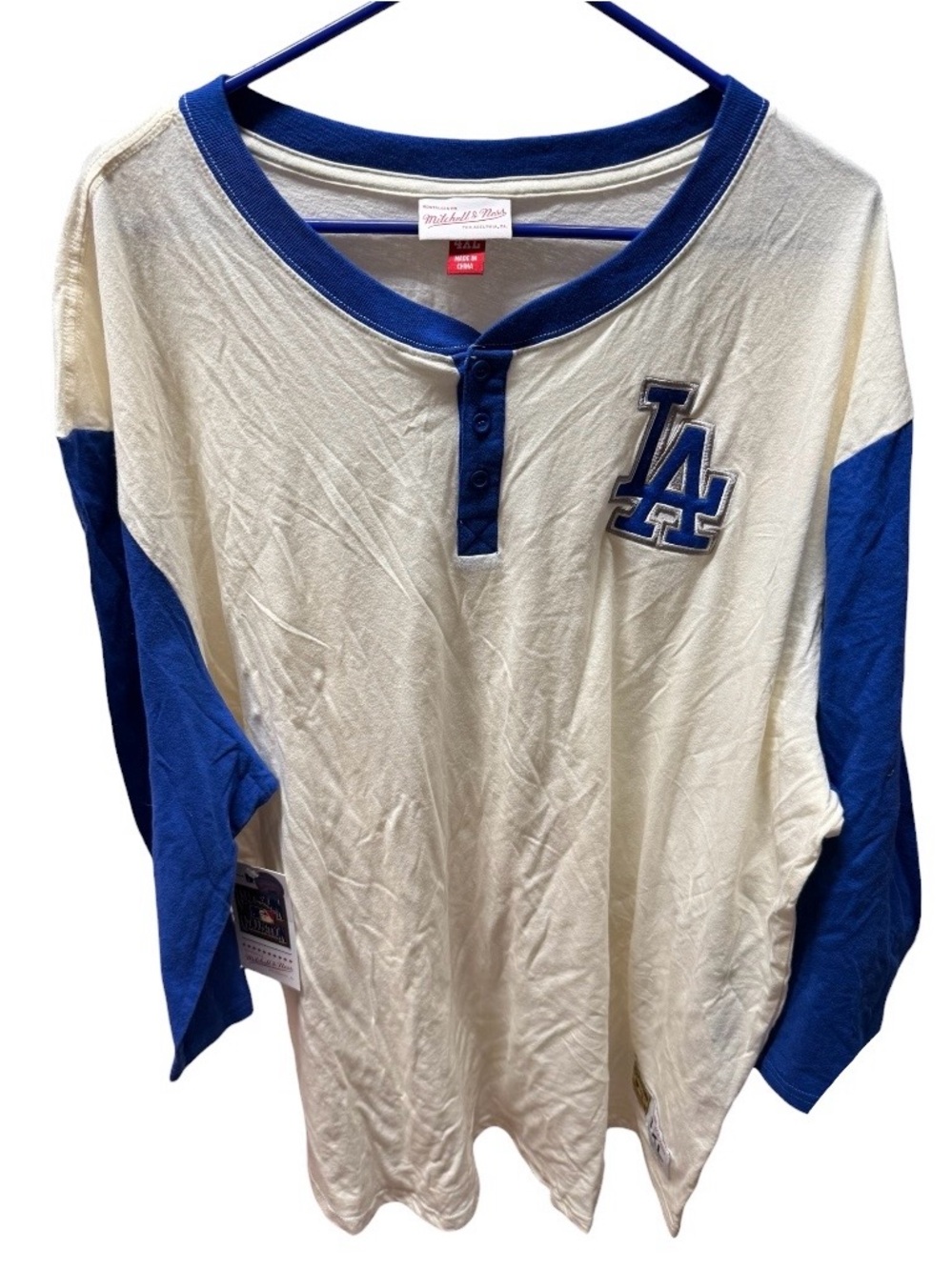 NEW Mitchell & Ness LA Dodgers Cooperstown Collection shirt